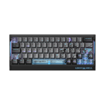 IQUNIX EV63 Hall Effect 8K RGB Wired Gaming Keyboard Ghost in the Shell Edition - Cyber Blue