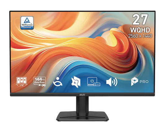 MSI PRO MP275Q E14 27" QHD IPS 144Hz Built-in Speakers Monitor