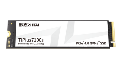 ZhiTai TiPlus7100s 1TB M.2 2280 NVMe SSD angled view