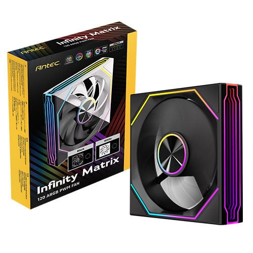 Antec Infinity Matrix IM120 ARGB 120mm PWM Fan - Black