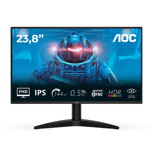 AOC 24B36X 23.8 Inch 144Hz AdaptiveSync Gaming Monitor