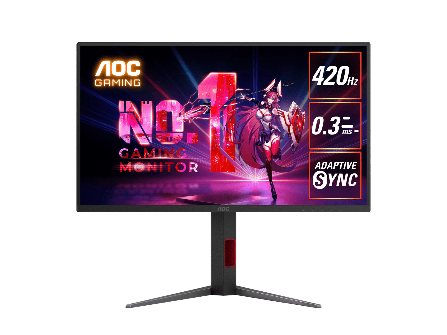 AOC 24.5in FHD 420Hz Fast IPS Gaming Monitor 25G4K