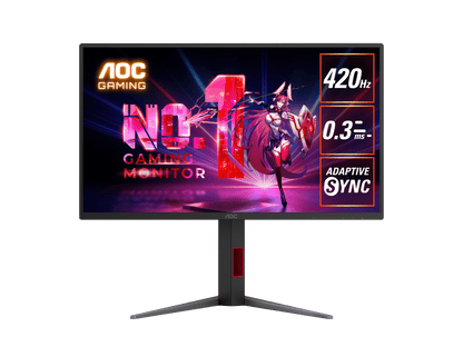 AOC 24.5in FHD 420Hz Fast IPS Gaming Monitor 25G4K