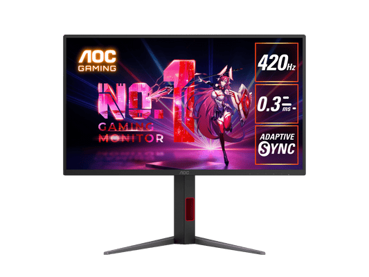 AOC 24.5in FHD 420Hz Fast IPS Gaming Monitor 25G4K