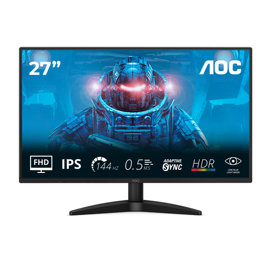 AOC 27B36X 27 Inch FHD IPS 144Hz AdaptiveSync Gaming Monitor