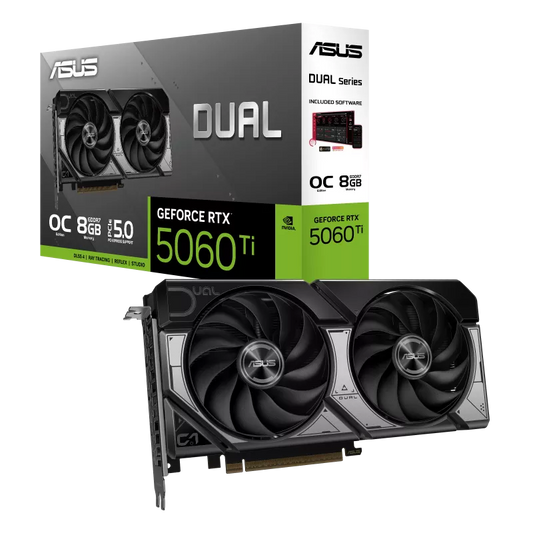 Asus Dual GeForce RTX 5060 Ti O8G Graphics Card