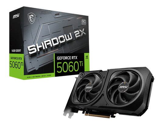 MSI GeForce RTX 5060 Ti 16G Shadow 2X OC