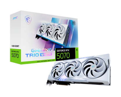 MSI GeForce RTX 5070 12G Gaming Trio White OC