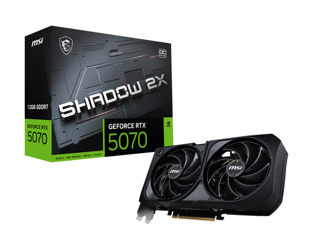 MSI GeForce RTX 5070 12G Shaodw 2X OC