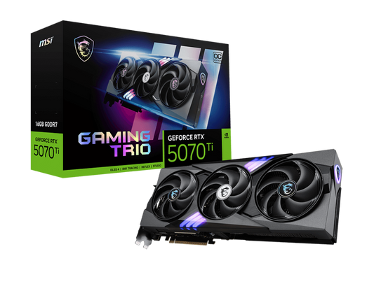 MSI GeForce RTX 5070 TI 16G Gaming Trio OC Graphics Card