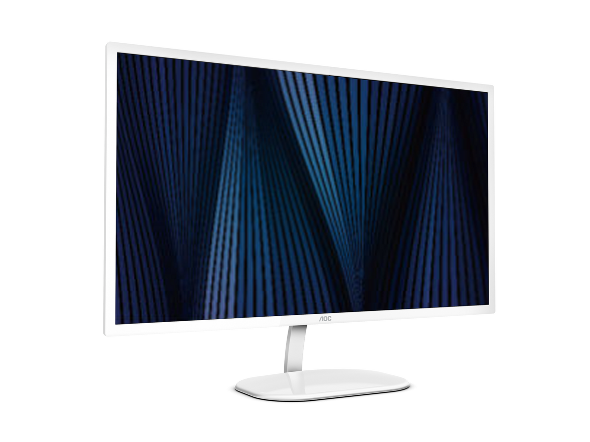 AOC Q32V3S/WS 31.5 inch monitor - three-quarter front view