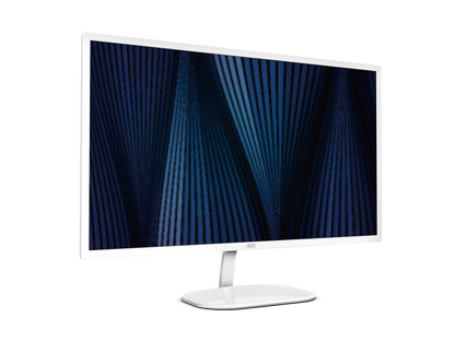 AOC Q32V3S/WS 31.5 inch monitor - three-quarter front view