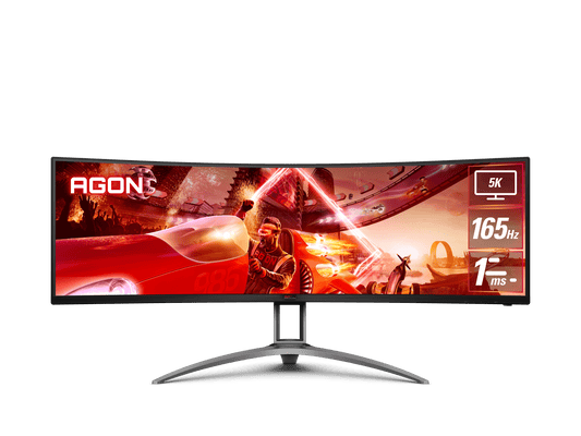 AOC Agon 48.8in DQHD VA 165Hz FreeSync Premium Pro Curved Gaming Monitor (AG493UCX2)