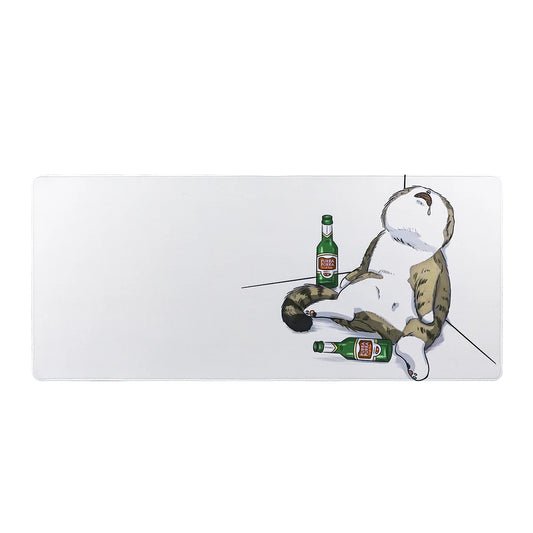 YUNZII Full Size Desk Mat 900x400x3mm Cat Mousepad