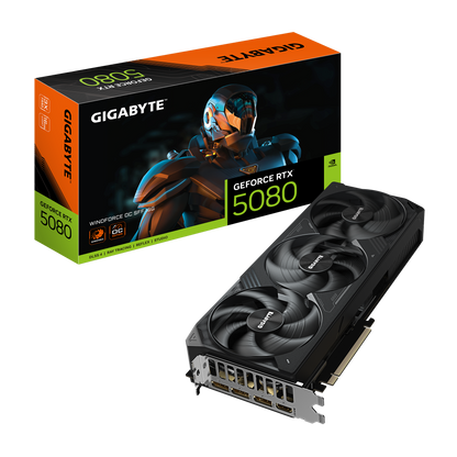 Gigabyte GeForce RTX 5080 Windforce SFF 16GB GDDR7 Graphics Card