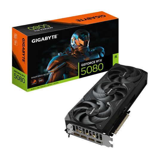 Gigabyte GeForce RTX 5080 Windforce SFF 16GB GDDR7 Graphics Card