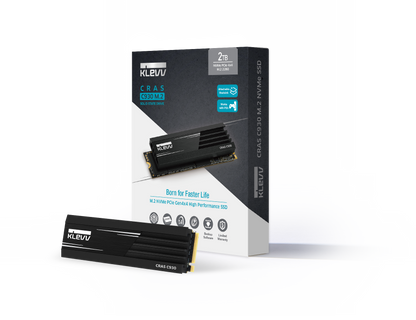KLEVV CRAS C930 2TB PCIe Gen4 NVMe M.2 SSD Dedicated Cache 7400mb/s