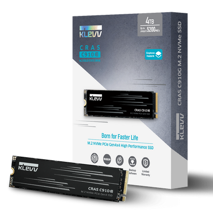 KLEVV CRAS C910G 4TB PCIe Gen4 NVMe M.2 SSD