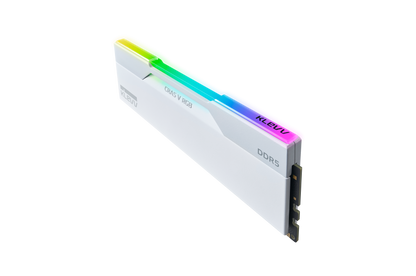 Klevv CRAS V RGB 32GB (2 x 16GB) DDR5 6000MHz CL28 Desktop Memory White