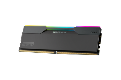 Klevv CRAS V RGB 64GB (2 x 32GB) DDR5 6000MHz CL30 Desktop Memory Black