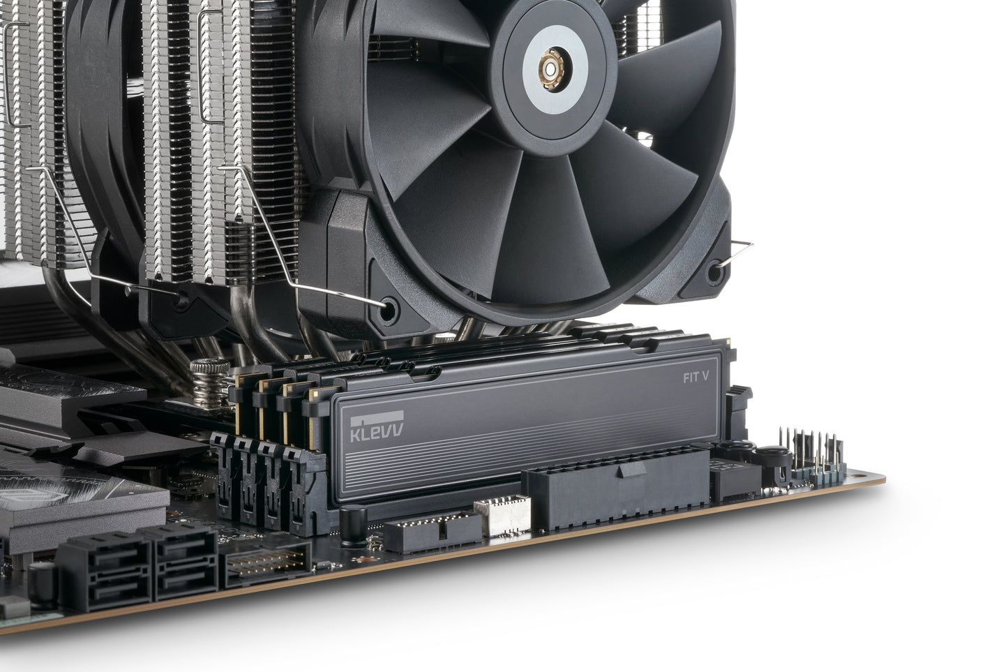 KLEVV FIT V 32GB (2 x 16GB) DDR5 6000MHz CL28 Desktop RAM - Black