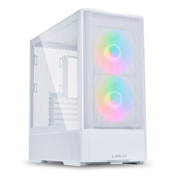Lian Li LANCOOL 207 RGB Tempered Glass Mid-Tower Case - White