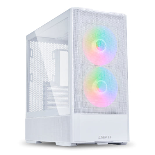 Lian Li LANCOOL 207 RGB Tempered Glass Mid-Tower Case - White