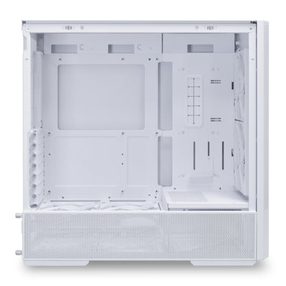 Lian Li LANCOOL 207 RGB Tempered Glass Mid-Tower Case - White