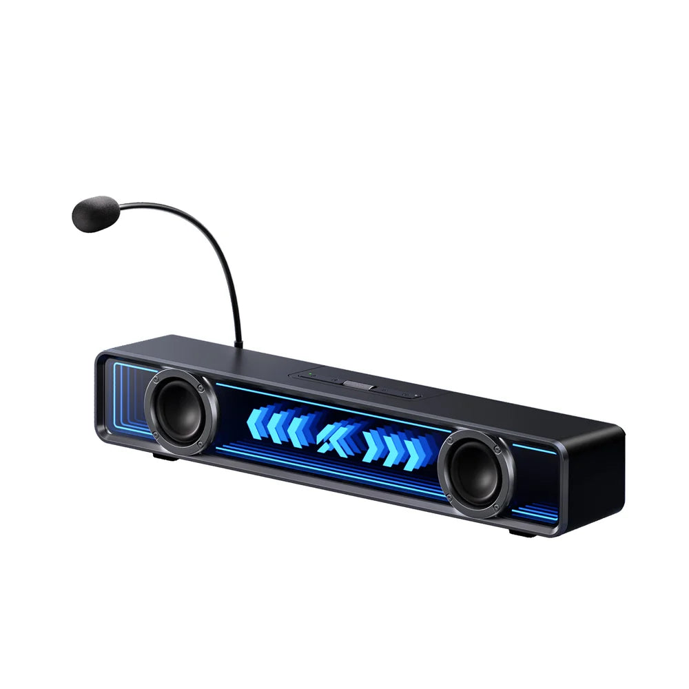 MCHOSE K20 Pro Gaming Soundbar with Microphone - Black