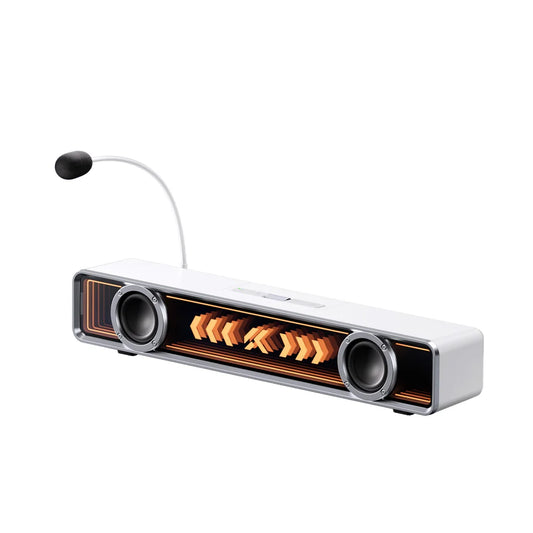 MCHOSE K20 Pro Gaming Soundbar with Microphone - White