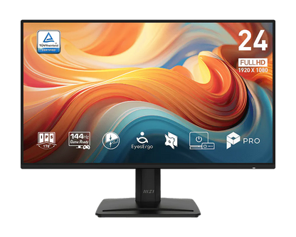 MSI PRO MP242 E14A 24" FHD IPS 144Hz Built-in Speakers Monitor