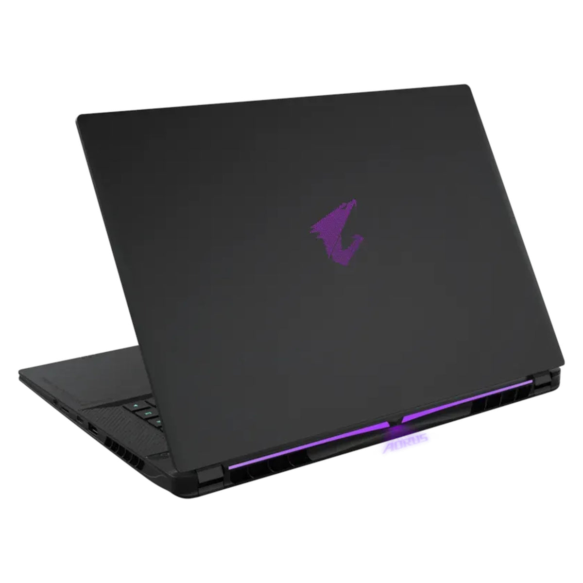 AORUS Master 16 6YJM5AUE64SH gaming laptop, lid closed showing the AORUS logo