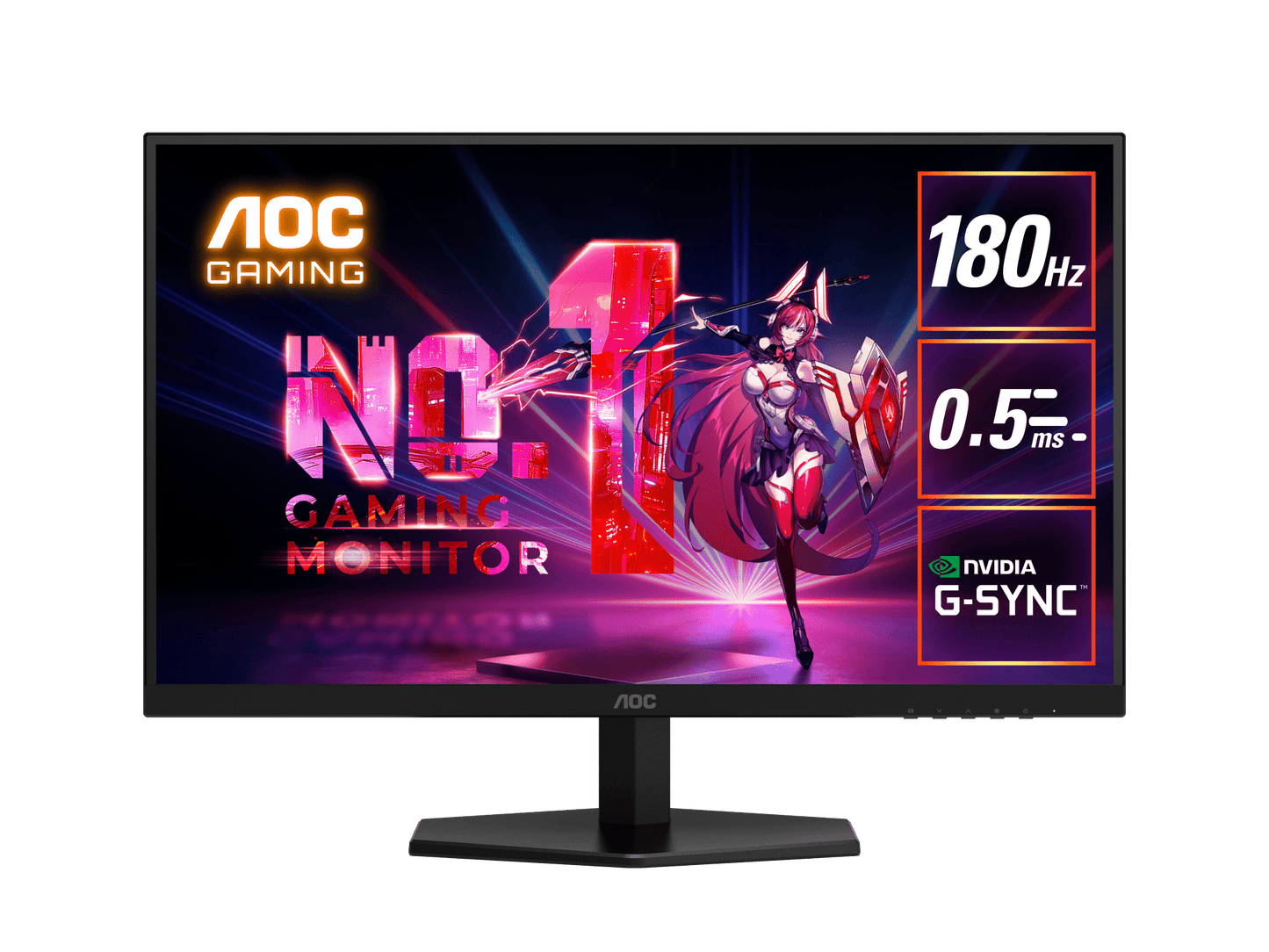 AOC Q27G40E 27in QHD Fast IPS 180Hz G-Sync Gaming Monitor