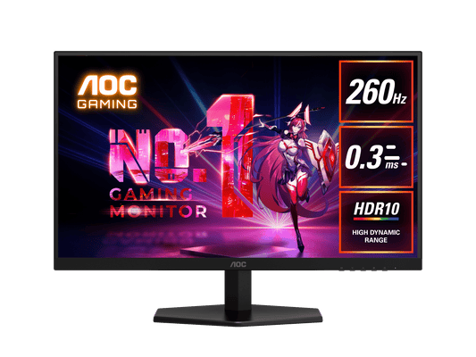 AOC Q27G42ZE 27in QHD 260Hz Fast IPS Adaptive Sync Gaming Monitor