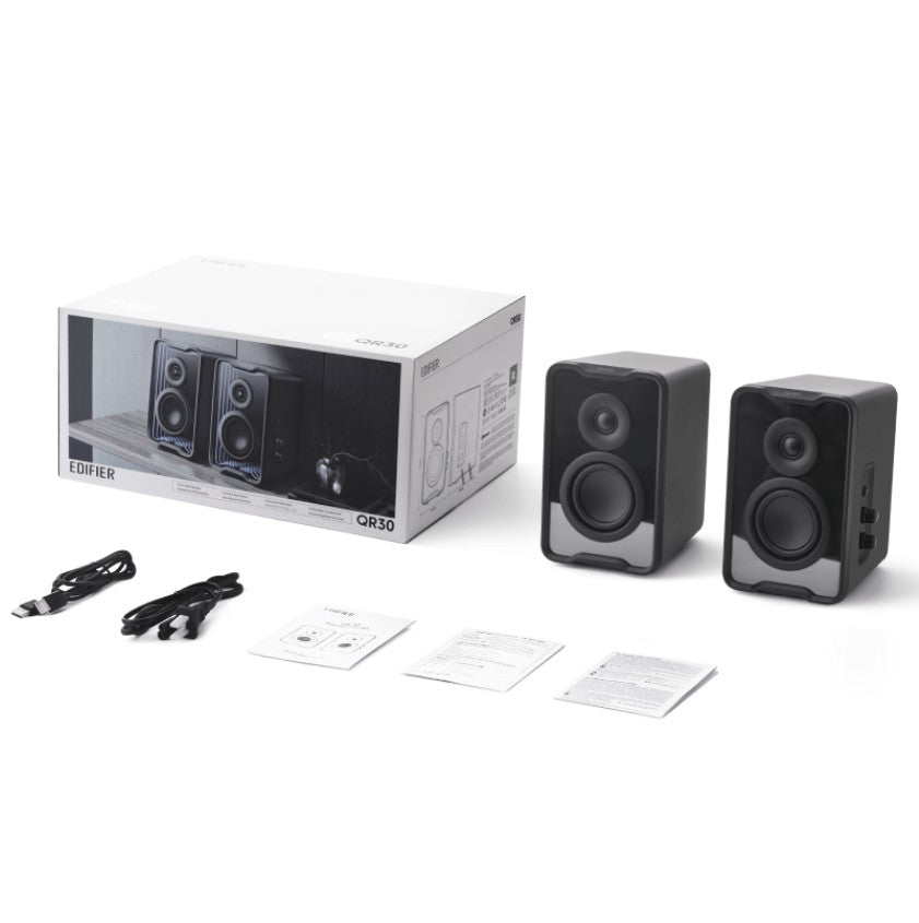 Edifier QR30 2.0 30W (RMS) Bluetooth Desktop Active Speaker - Black