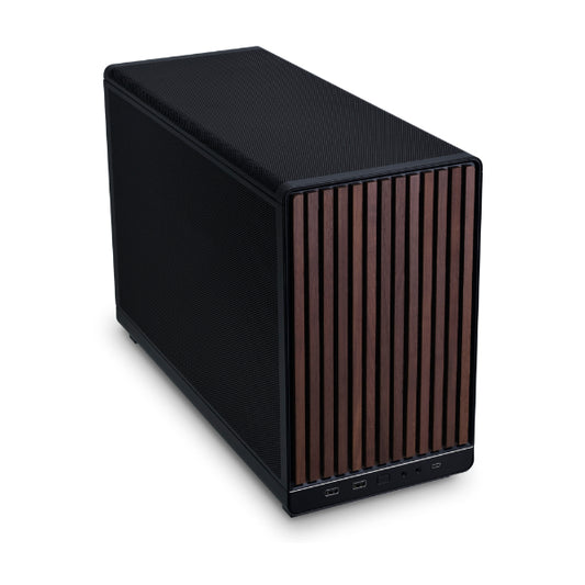 Lian Li DAN-A3 Wood Micro ATX Case, Steel Mesh Side Panel, No PSU