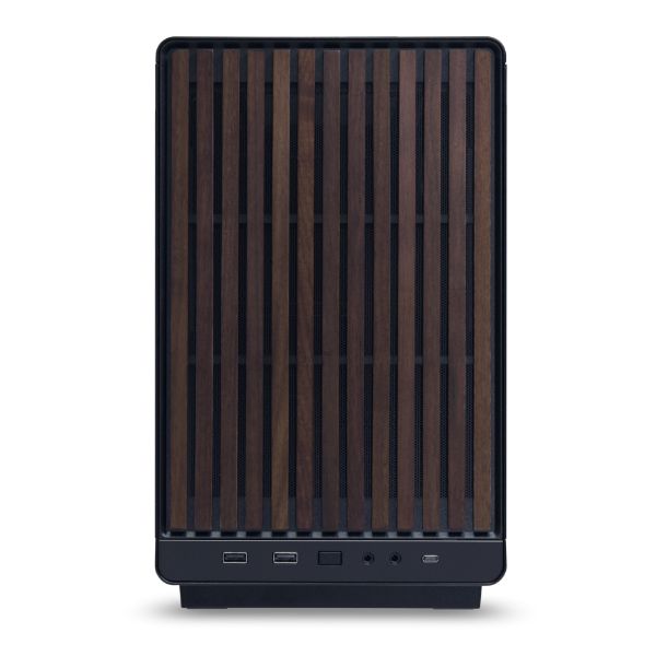 Lian Li DAN-A3 Wood Micro ATX Case, Steel Mesh Side Panel, No PSU