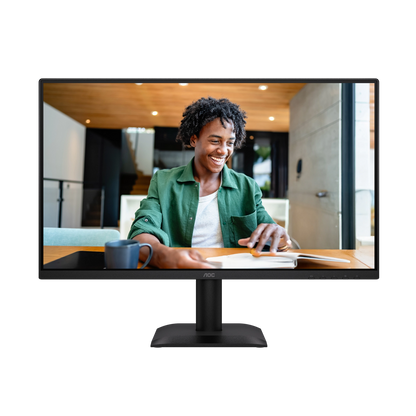 AOC 24E40L 23.8 Inch FHD IPS 144Hz AdaptiveSync Monitor - front view with the panel on
