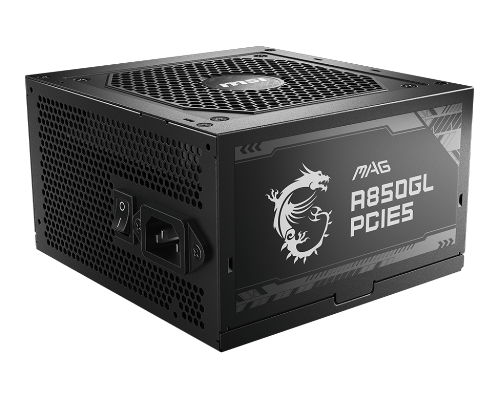 MSI MAG A850GL PCIE5 850W 80+ Gold ATX 3.0 Power Supply