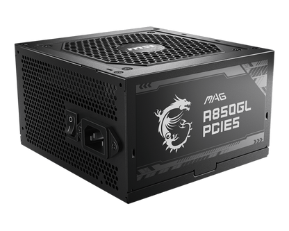 MSI MAG A850GL PCIE5 850W 80+ Gold ATX 3.0 Power Supply