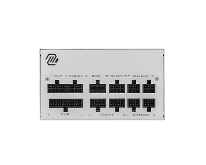MSI MAG A850GL PCIE5 850W 80+ Gold ATX 3.0 Power Supply White