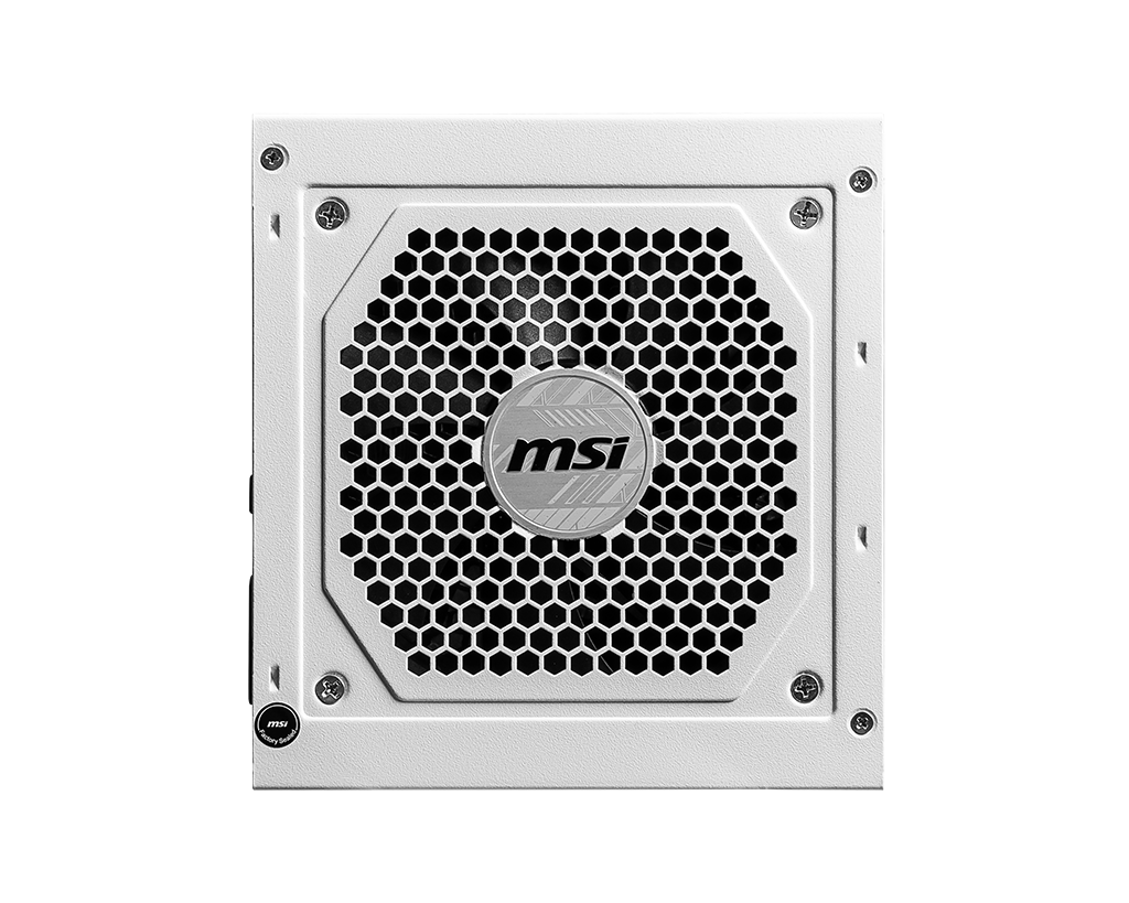 MSI MAG A850GL PCIE5 850W 80+ Gold ATX 3.0 Power Supply White