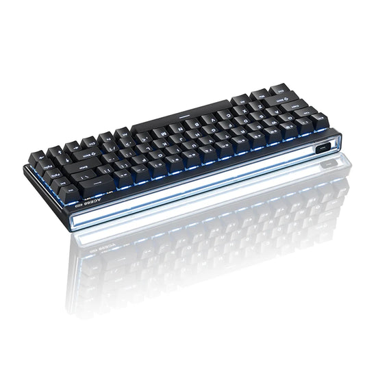 MCHOSE ACE 68 Air Hall Effect 8K Wired Mount Tai Switch Magnetic Switch Gaming Keyboard - Aurora Black