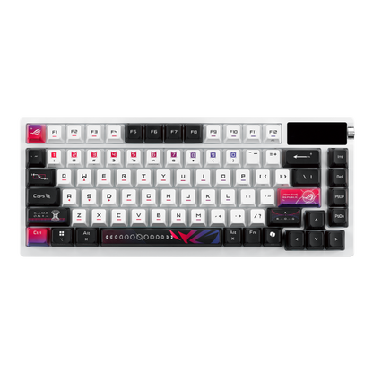 ROG Azoth X front view with the keyboard powered off