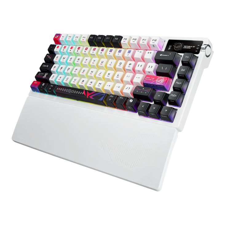 ROG Azoth X front view angled to the left