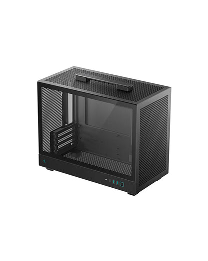 DeepCool CH160 PLUS Micro-ATX Case Black