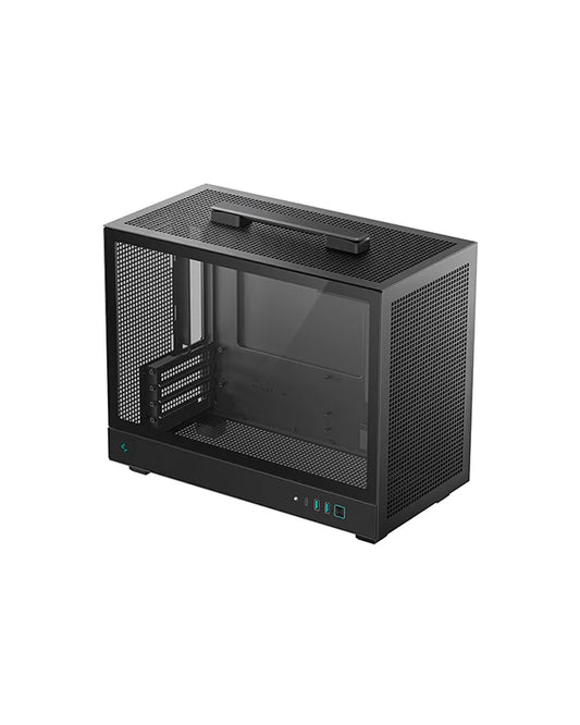 DeepCool CH160 PLUS Micro-ATX Case Black