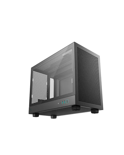 DeepCool CH160 PLUS Micro-ATX Case Black