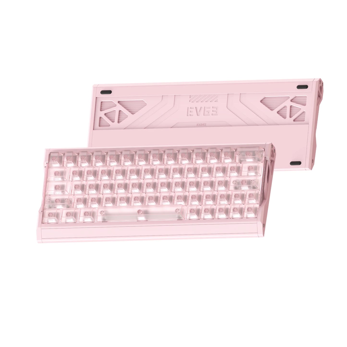 IQUNIX EV63 Hall Effect 8K RGB Wired Gaming Keyboard Magnet X Ultra - Pink Knight