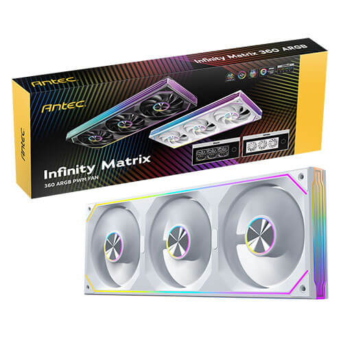 Antec Infinity Matrix IM360 ARGB 360mm PWM Fan Kit - White